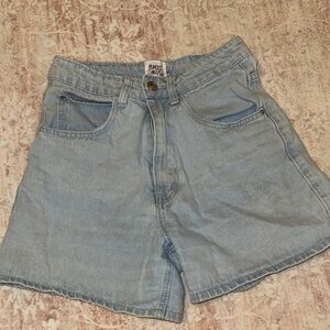 Princess Polly Light Blue Jean Shorts